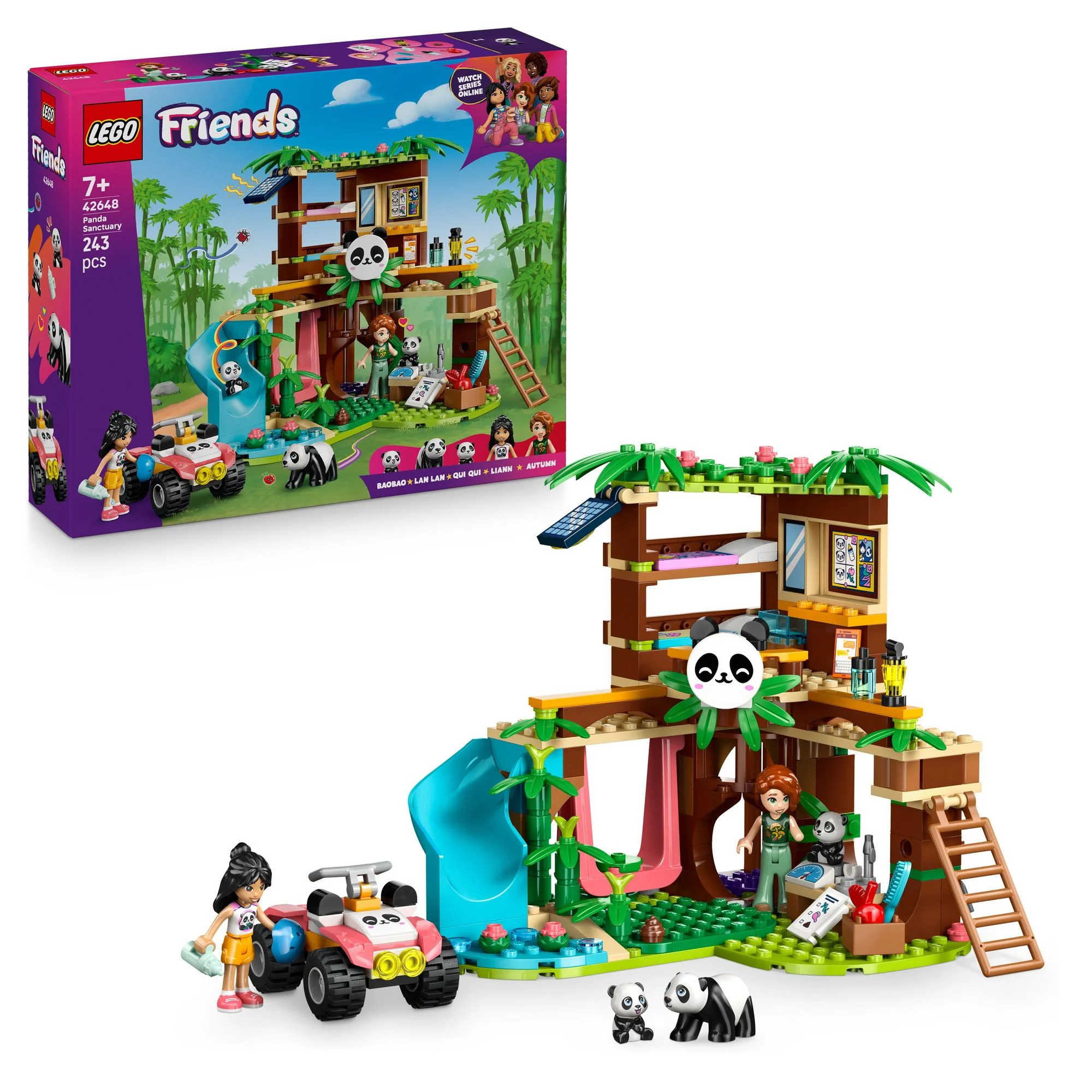 Lego Friends Panda Sanctuary Animal Care Building Set 42648  ! 243 Pcs Building Blocks | 7+Years