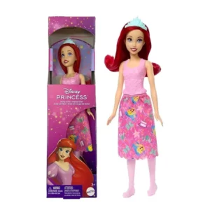 Mattel Disney Fairy Tales Princess Doll | Ariel, Rapunzel, and Belle Fashion Dolls for Kids | Pretend Play, Dress-Up, and Storytelling Toy | 3+ Years