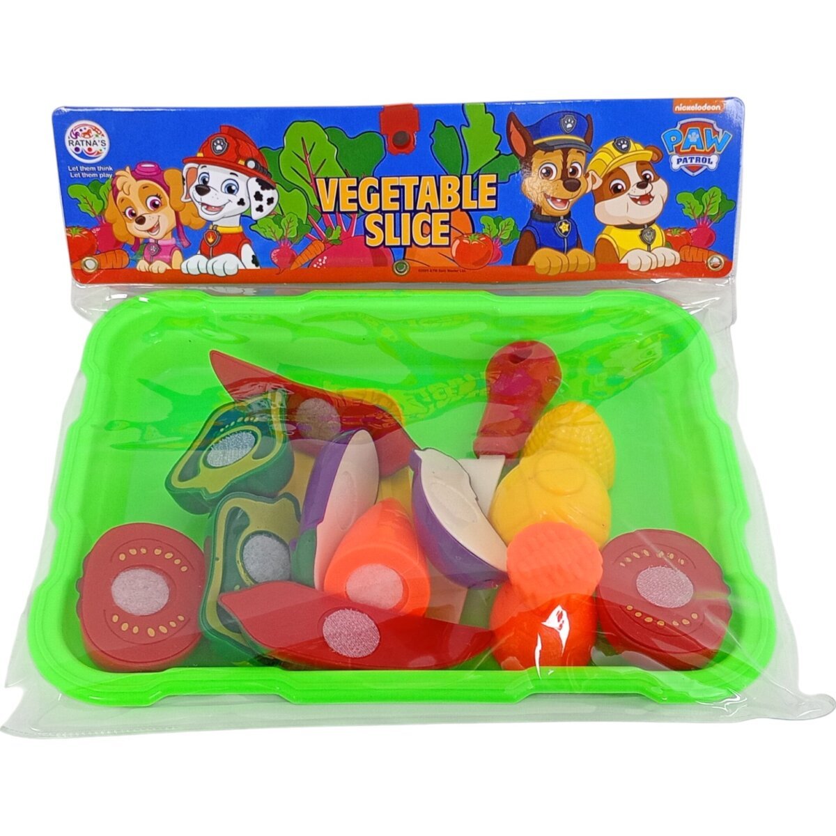 Ratna's Cutting Vegetable Table Slice Toy | Fun Pretend Play Kitchen Set for Kids | 3+ Years