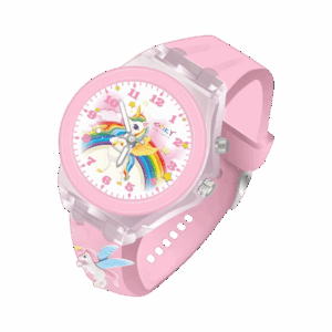 piky 3D Cartoon Unicorn Analog Light Watch | Amazing Fun  Colorful Kids Wristwatch with Light Feature for Young Girls and Boys 3+ Years