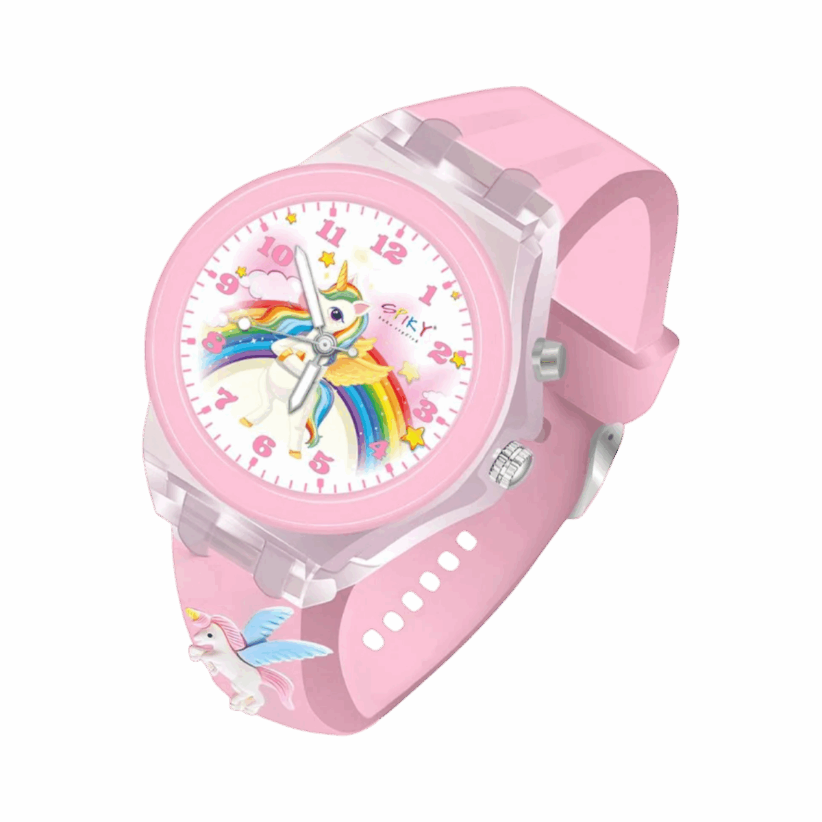 Spiky 3D Cartoon Unicorn Analog Light Watch Piky 3D Cartoon Unicorn Analog Light Watch | Amazing Fun Colorful Kids Wristwatch With Light Feature For Young Girls And Boys 3+ Years Spiky 3D Cartoon Unicorn Analog Light Watch For Kids, Spiky 3D Cartoon Unicorn Analog Light Watch Unicorn Theme Watch, Spiky 3D Cartoon Unicorn Analog Light Watch Colorful Kids Wristwatch, Spiky 3D Cartoon Unicorn Analog Light Watch Analog Light Watch For Children