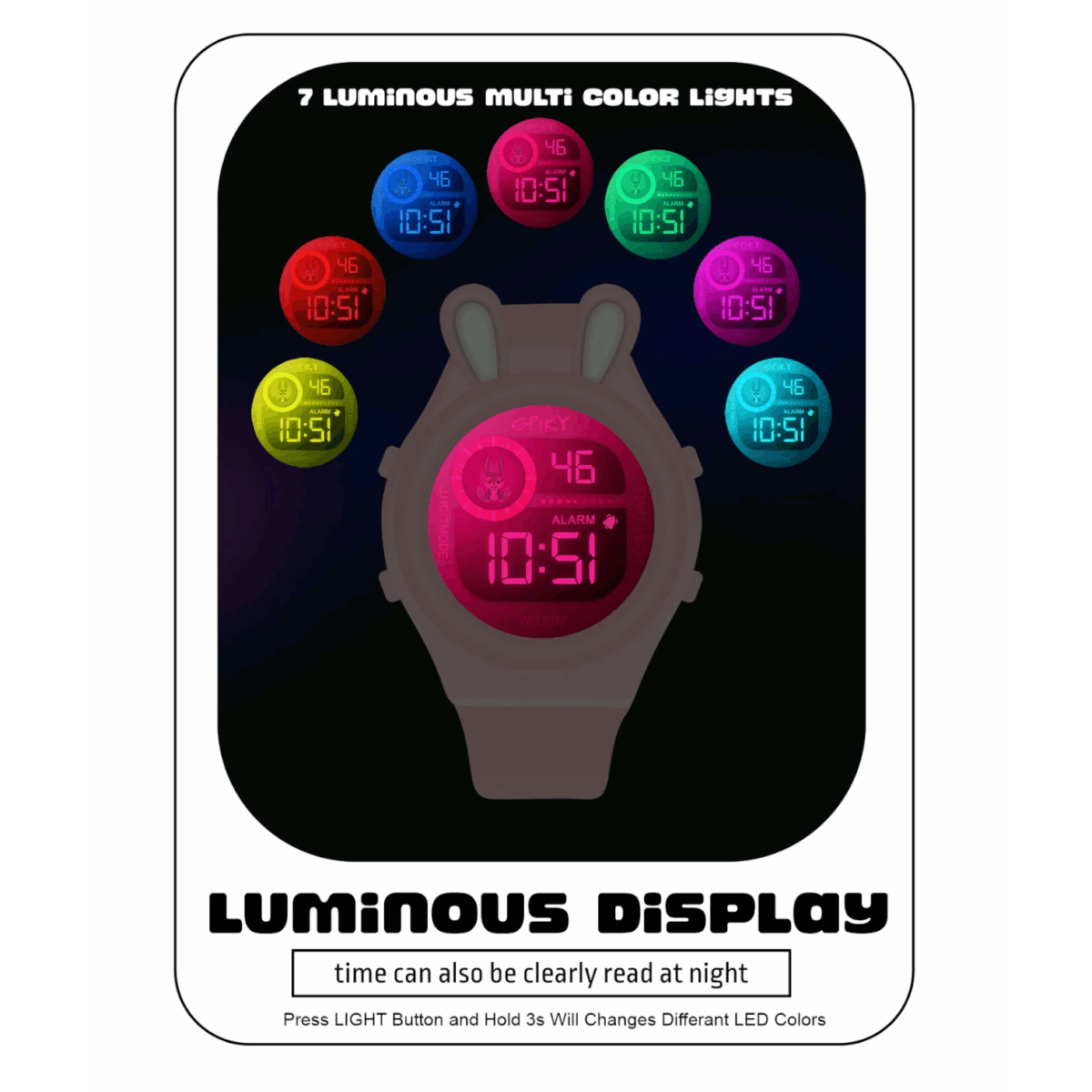 Spiky Eva26 Fun Digital Watch1 Spiky Eva26 Fun Digital Watch For Kids | Amazing Bright And Durable Silicone Watch For Everyday Adventures | 6+ Years Spiky Eva26 Fun Digital Watch For Kids | Amazing Bright And Durable Silicone Watch For Everyday Adventures | 6+ Years Image 2