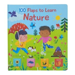 100 Flaps To Learn Nature' Hard Cover Book | Toddlers Absorb, Learn New Words About Nature, Spark Child’s Curiosity | Book For Kids | 3+ Years