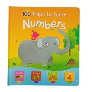 100 Flaps To Learn Numbers' Hard Cover Book | Toddlers Absorb, Fun Way To Learn , Spark Child’s Curiosity | Book For Kids | 3+ Years