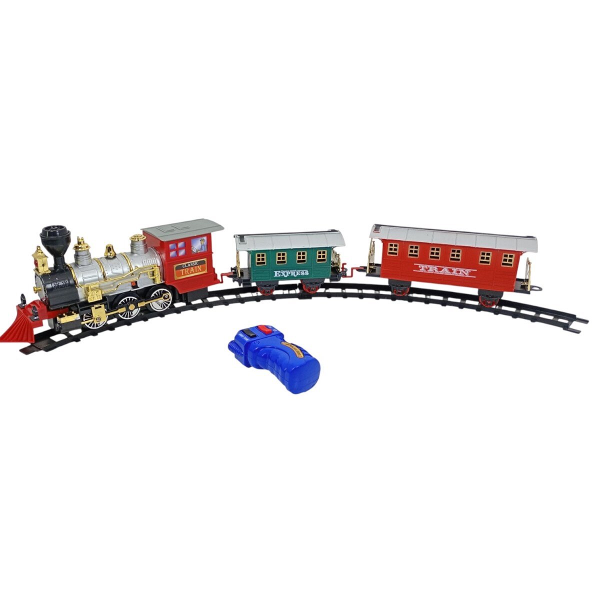 Buy 17 Pcs Classic Train Set with Remote Control Battery