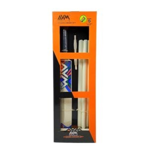 Wooden Cricket Set Size-4 Complete Training Kit with Durable Bat, Stumps, and Ball for Kids 8+ – Fun Skill-Building Outdoor Cricket Play