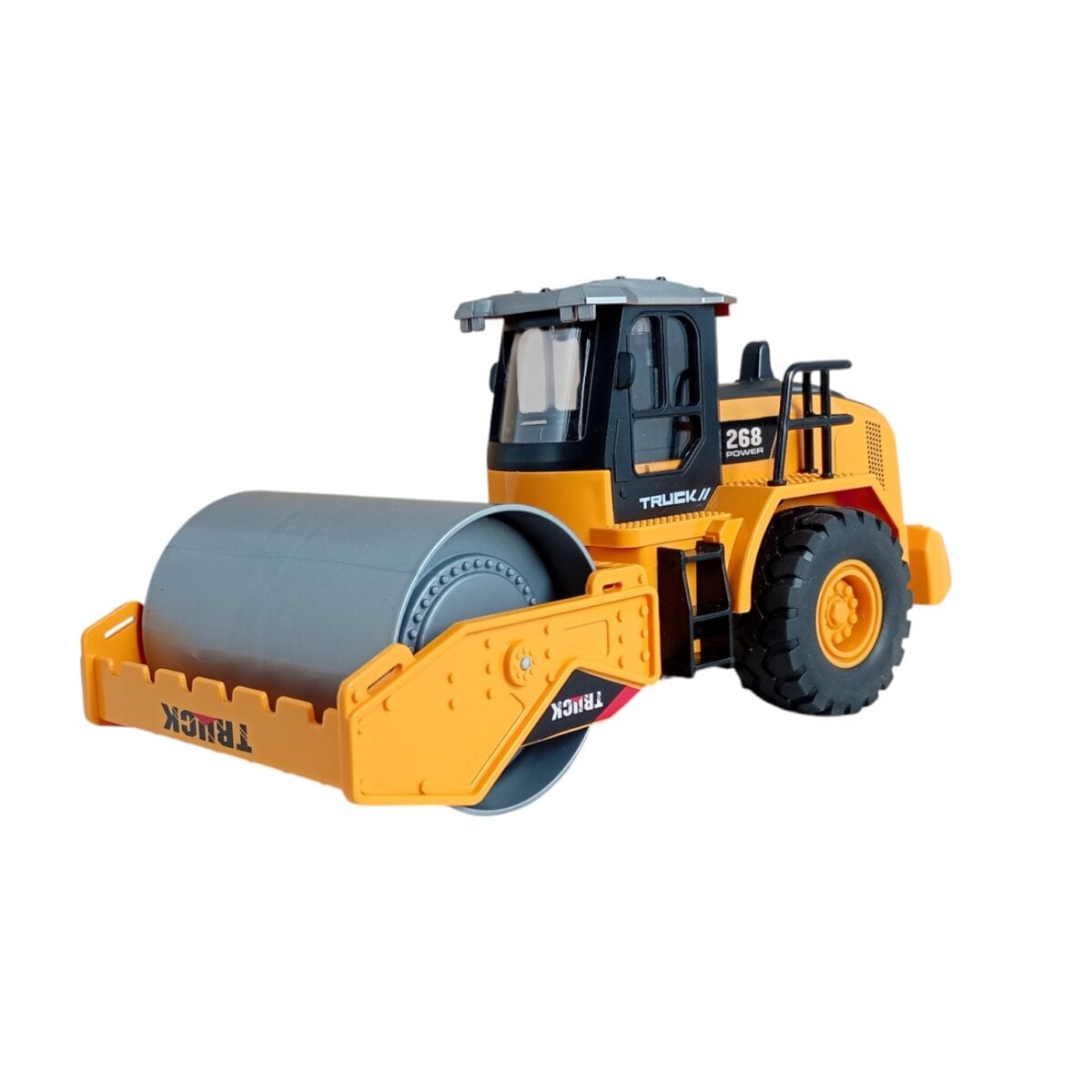 City Construction Truck Simulating A True Style Radio Control For Kids 4Years 5 Road Roller Truck Remote Control | Realistic Construction Vehicle For Kids 4+ | Moving Parts And Lights | Durable And Interactive Toy For Boys And Girls Road Roller Truck Remote Control | Realistic Construction Vehicle For Kids 4+ | Moving Parts And Lights | Durable And Interactive Toy For Boys And Girls Image 3