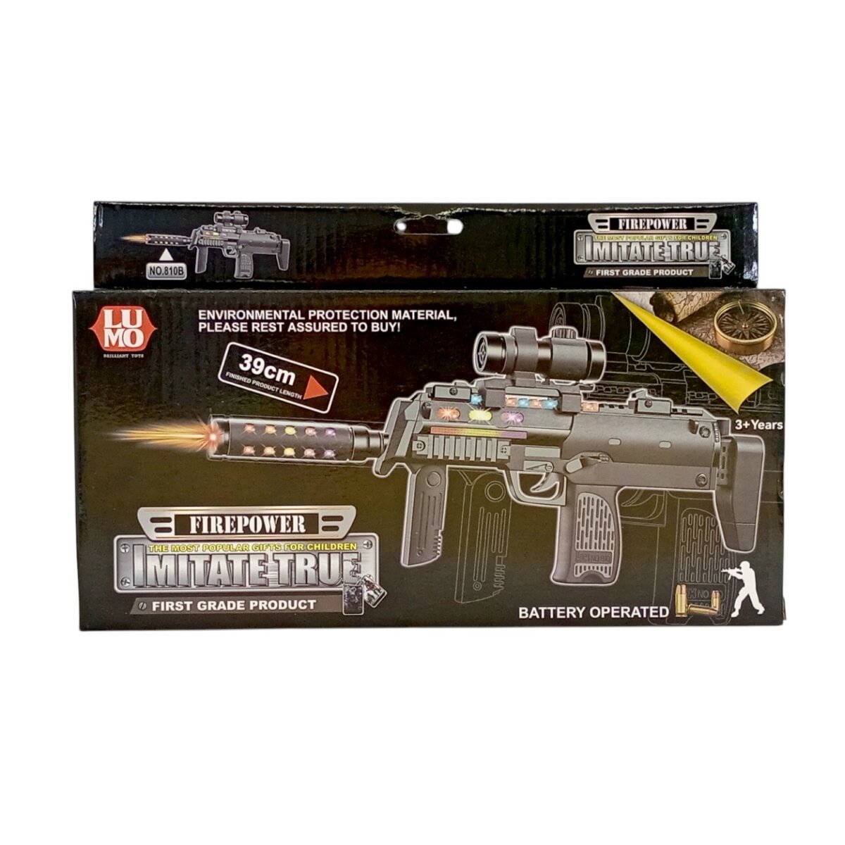 Firepower Imitate True First Grade Product 39Cm Battery Operated Gun For Kids | 3+Years