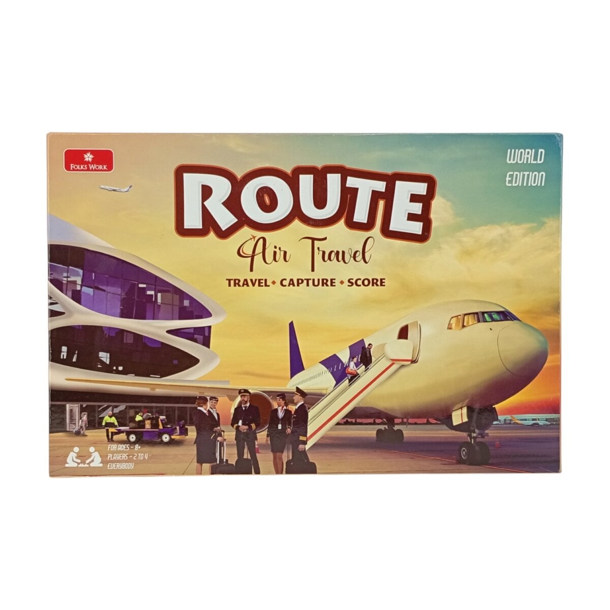 Folks Work Route Air Trowel board game, Folks Work Route Air Trowel educational game, Folks Work Route Air Trowel strategy game for kids, Folks Work Route Air Trowel travel game, Folks Work Route Air Trowel family board game