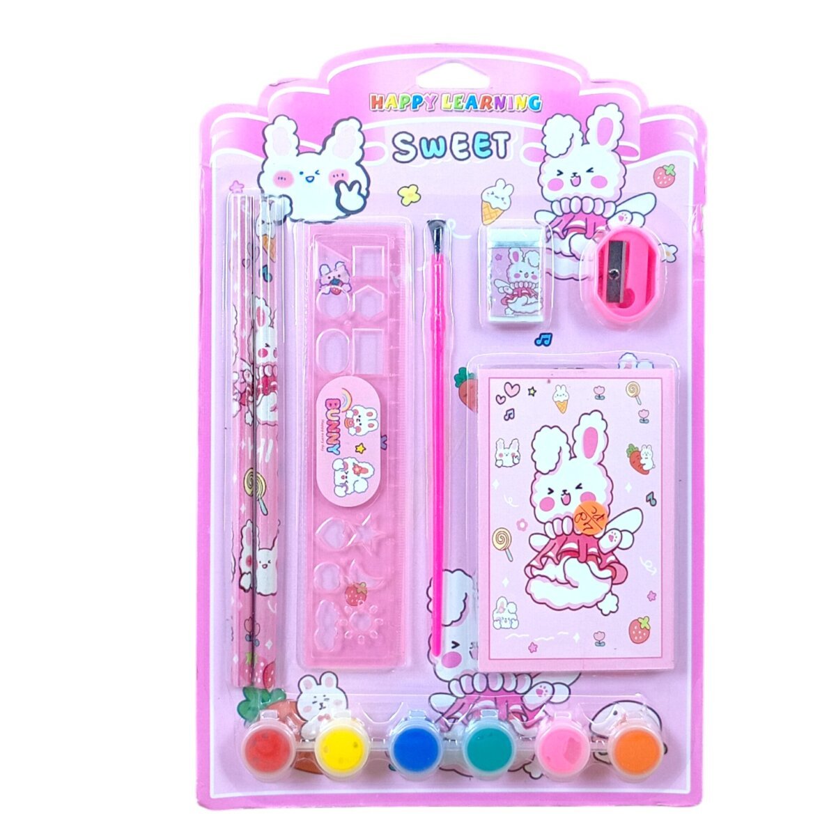 Happy Learning Fancy Learn and Create Art Kit | Educational Art and Craft Set for | Creative DIY Activity Box | 5+Years