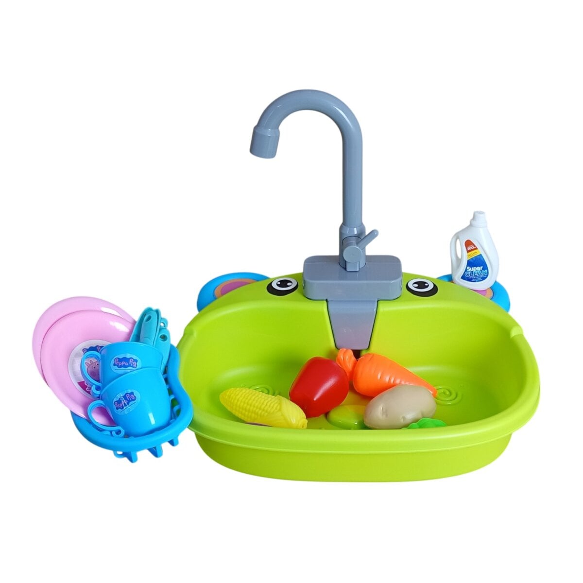Itoys Peppa Pig Wash Up Kitchen Set Electronic Toy Interactive Playset For Kids Fun Learning Toy 2 Years 7 Itoys Peppa Pig Wash Up Kitchen Set Electronic Toy | Interactive Playset For Kids | Fun Learning Toy | 2+ Years Itoys Peppa Pig Wash Up Kitchen Set Electronic Toy | Interactive Playset For Kids | Fun Learning Toy | 2+ Years Image 7