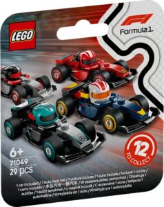 Lego Formula 1 Collectible Race Car 12 To Collect 29 Pcs | 71049 Buliding Blocks For Kids | 6+Years