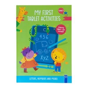 My First Tablet Activities | Drawing Tablet + Pen Included Level 1 | Writing , Counting And More For Kids | 3+Years