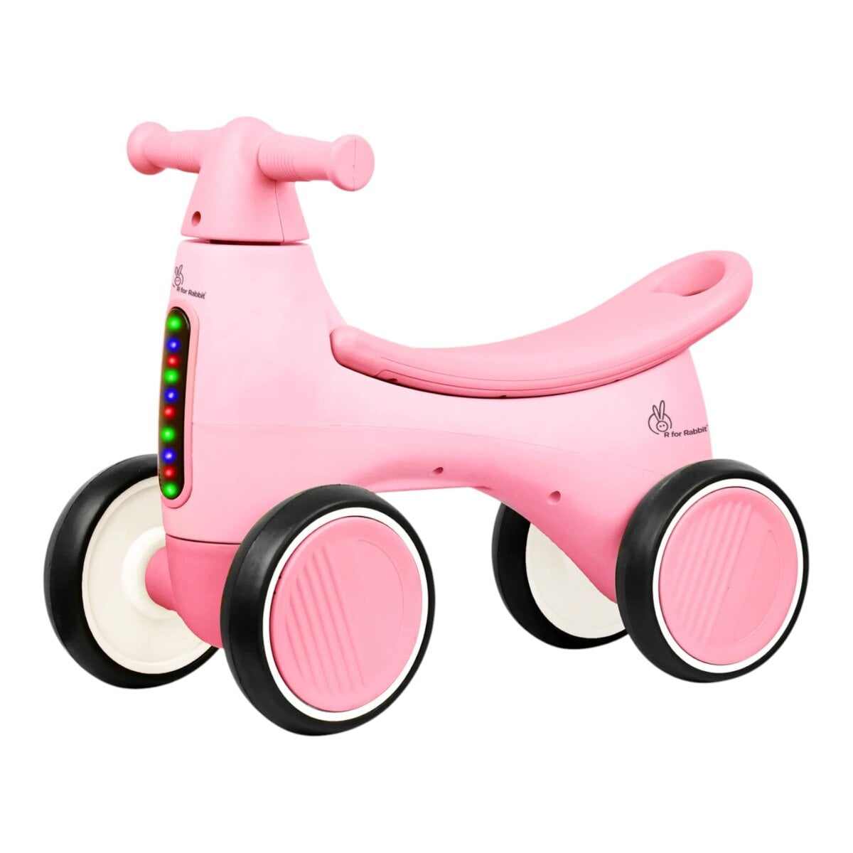 R for Rabbit Speedster Glider Push Ride-On Car, R for Rabbit Speedster Glider Push Ride-On Car for toddlers, LED lights ride-on car, EVA wheels toddler car, smooth steering push ride-on car, R for Rabbit ride-on toy for 1 year+, R for Rabbit Speedster car with built-in music