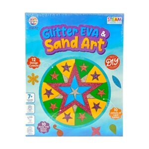 Ratna's Glitter EVA and Sand Art Kit | Creative DIY Craft Set | Fun Art Activity for Kids | 7+ Years