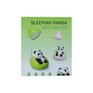 Sleeping Panda Night Lamp And Cellphone Mount | Level 3 Dimmer Lights With Accessories Charging Cable For Kids | 5+Years