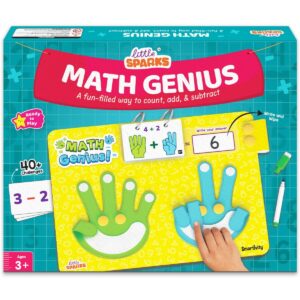 Smartivity Little Sparks Math Genius math learning toy for kids, Smartivity Little Sparks Math Genius preschool educational toy, Smartivity Little Sparks Math Genius counting addition subtraction toy, Smartivity Little Sparks Math Genius early learning math game