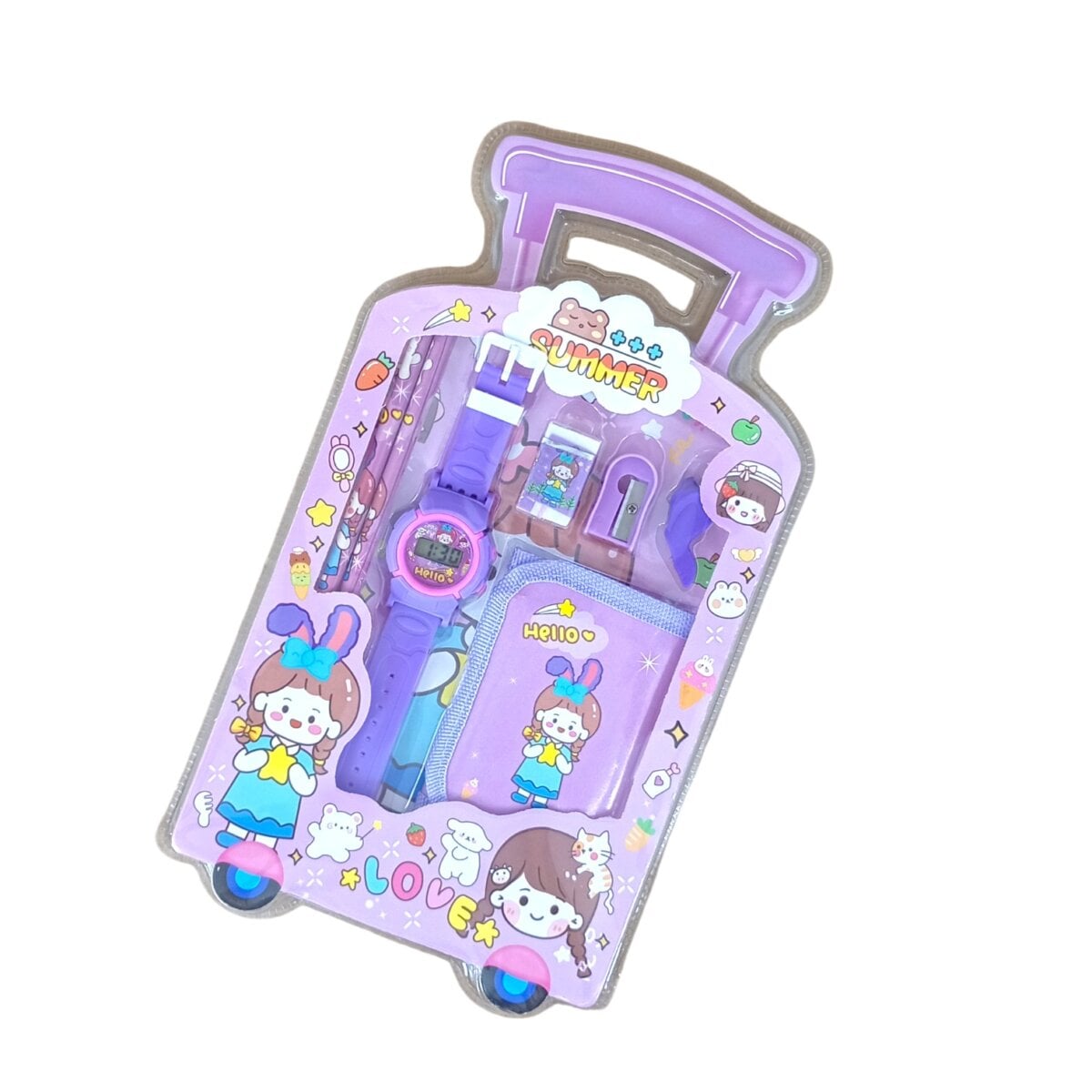 IMAGINATION & LE JOUR S'ÉVEILLE セット Summer Love Ultimate School And Travel Stationery And Watch Gift