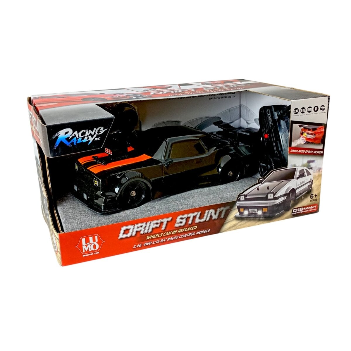 116 Scale Drift Stunt Radio Control Model Car With Lights And Realistic Spray System High Speed Rc Racing Car With Smooth Drifts For Kids 6 Years 1 1:16 Scale Drift Stunt Rc Car With Lights And Realistic Spray Exhaust System | Fun Highspeed Racing Toy For Kids 6+ With Led Headlights And 360° Spins 1:16 Scale Drift Stunt Rc Car With Lights And Realistic Spray Exhaust System | Fun Highspeed Racing Toy For Kids 6+ With Led Headlights And 360° Spins Image 14