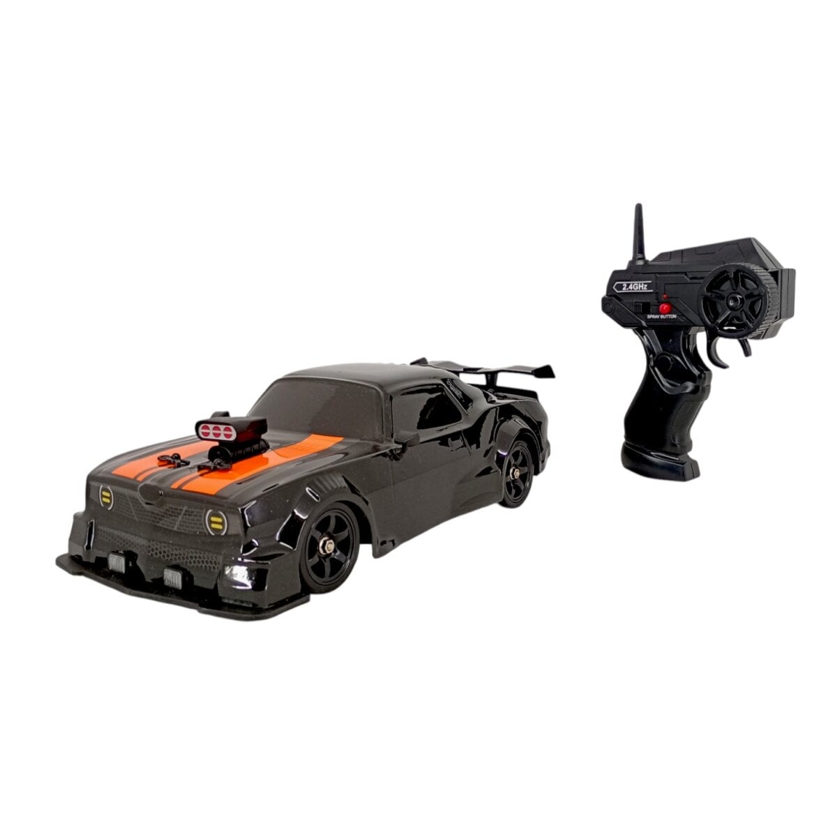 116 Scale Drift Stunt Radio Control Model Car With Lights And Realistic Spray System High Speed Rc Racing Car With Smooth Drifts For Kids 6 Years 2 1:16 Scale Drift Stunt Rc Car With Lights And Realistic Spray Exhaust System | Fun Highspeed Racing Toy For Kids 6+ With Led Headlights And 360° Spins 1:16 Scale Drift Stunt Rc Car With Led Lights, Highspeed Rc Car For Kids Performing 360° Spins ,Remote Control Car With Spray Exhaust And Under Glow Lights