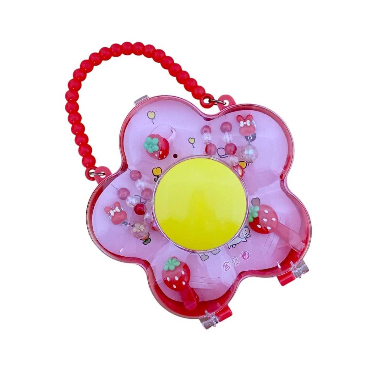 Flower Shaped Cosmetics Play Set for kids, Flower Shaped Cosmetics Play Set washable makeup, Flower Shaped Cosmetics Play Set pretend beauty toy