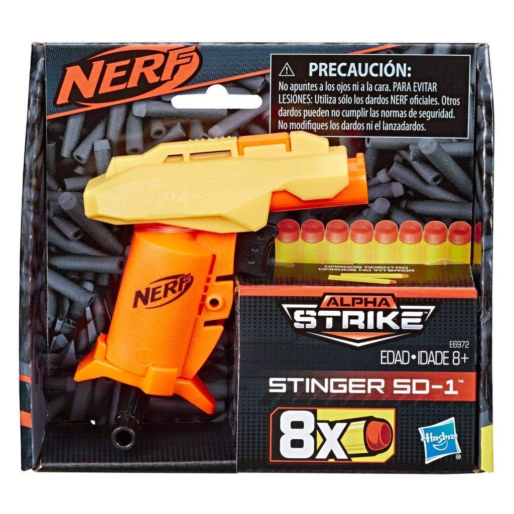 Hasbro Nerf Alpha Strike Stinger SD-1 Blaster Gun Toy For Kids, Hasbro Nerf Alpha Strike Stinger SD-1 Blaster Toy, Hasbro Nerf Alpha Strike Stinger SD-1 Blaster Gun with darts