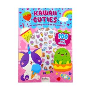 Kawaii Cuties With Scrummy Activities And Crafts – Fun Creative Activity And Craft Book for Kids with Coloring, Stickers And DIY Play for Children Ages 4+