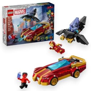 LEGO Marvel Iron Man Car and Black Panther vs. Red Hulk Buildable Playset 76310 | Super Hero Action Building Blocks Toy | Vehicle and Character Battle Set | 7+ Years