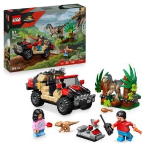 Lego Jurassic World Raptor Off-Road Escape | 76972 Buliding Blocks 285 Pcs For Kids | 6+Years