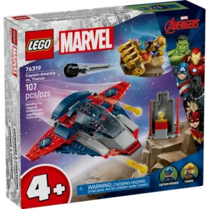 Lego Marvel Avengers Captain America Vs. Thanos | 76319  Buliding Blocks 107 Pcs For Kids | 4+Years
