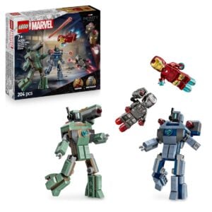 Lego Marvel Infinity Saga Iron Man And War Machine Vs. Hammer Drones | 76320 Buliding Blocks For Kids | 7+Years