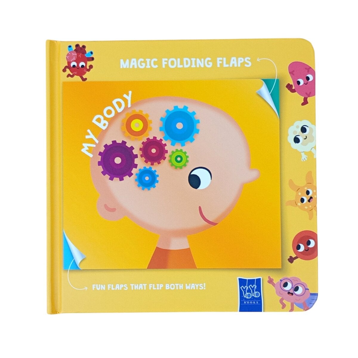 Magic Folding Flaps My Body | Fun Flaps That Flip Both Ways Book For Kids | 3+Years
