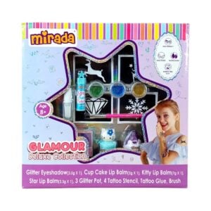 Mirada Glamour Deluxe Collection – Amazing Kids Makeup And Fashion Accessory Set for Creative Pretend Play Beauty Fun for Girls 8+
