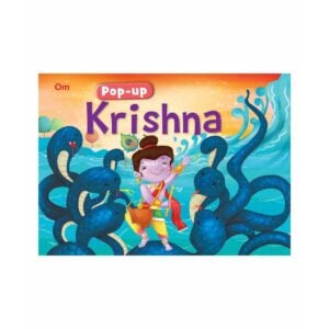Pop-Up Krishna Book for Children | Illustrated 3D Mythology Storybook for Kids | Interactive Hindu Cultural Learning Book | Early Reading | 4+ Years