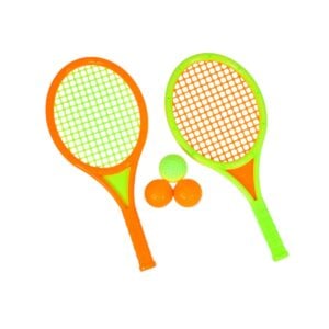Ratna’s Fancy Tennis Racket Set | Ultimate Lightweight Tennis Playset for Kids 3+ | Outdoor Sports Toy