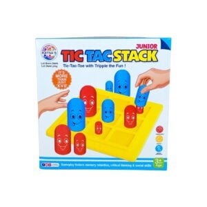 Ratna’s Tic Tac Stack – Fun Triple-Layer Strategy Game for Kids 3+ | Ultimate Family Board Game for Smart Play & Learning