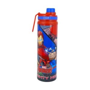 Striders Avengers Sipper Bottle 700ml – Perfect Action Hydration Adventure Bottle for Kids 3+ Years, Durable and Leak-Proof