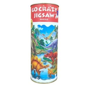 Unik Play Go Crazy 30-Piece Jigsaw Puzzle for Kids in Round Box – Fun Educational Themed Learning Toy for Skill-Building Play | Perfect for Ages 6+