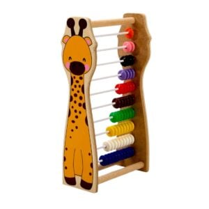 Wooden Abacus Giraffe – Fun And Educational Counting Toy For Improves Counting Skills, Hand Eye Cordination, Memory Power | 3+Year