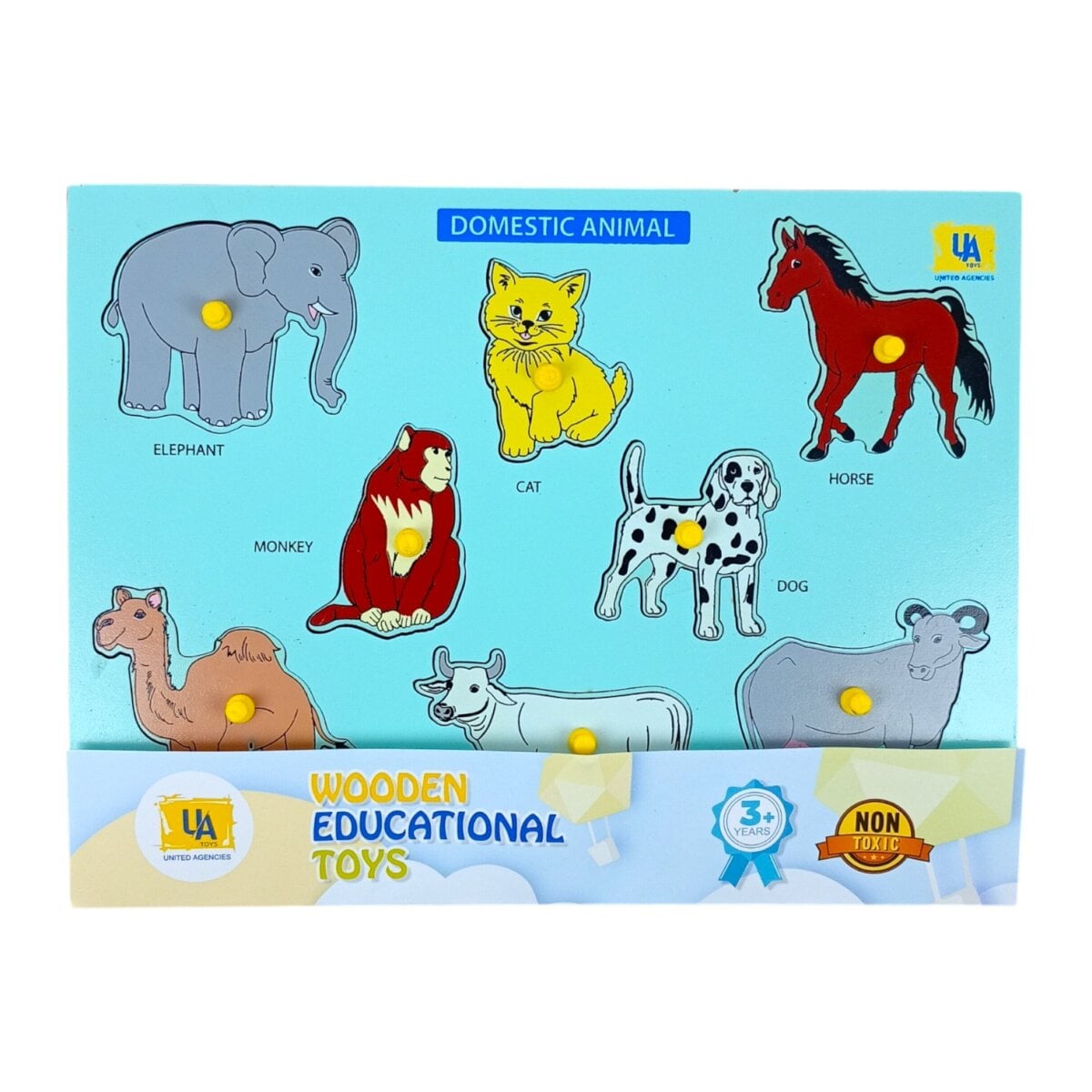 Wooden Educational Toys Domestic Animal Puzzle toy for kids, Wooden Educational Toys Domestic Animal Puzzle educational playset, Wooden Educational Toys Domestic Animal Puzzle learning toy, Wooden Educational Toys Domestic Animal Puzzle hand-eye coordination, Wooden Educational Toys Domestic Animal Puzzle fine motor skills