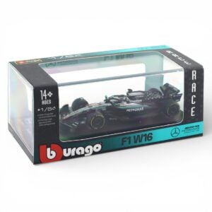 Bburago 1:64 Scale 2025 Mercedes-Benz W16 Diecast Formula 1 Model Car – Ultimate Collectible Toy for Ages 14+