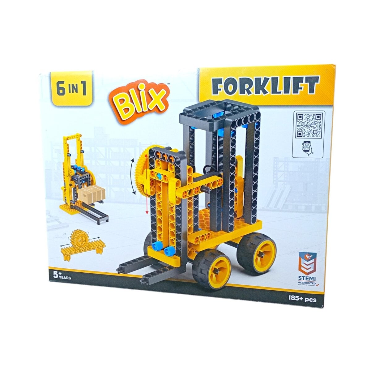 6 in 1 Blix Forklift Construction Set for Kids toy, 6 in 1 Blix Forklift Construction Set for Kids STEM kit, 6 in 1 Blix Forklift Construction Set for Kids educational toy, 6 in 1 Blix Forklift Construction Set for Kids building set, 6 in 1 Blix Forklift Construction Set for Kids learning toy