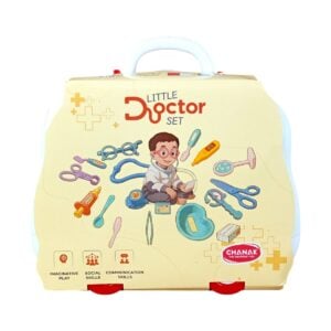 Chanak Little Doctor Premium Playset For Kids | Fun Pretend Play Doctor Set With 17 Piece Instruments And Foldable Suitcase | 3+Years