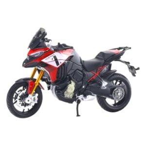 Bburago 1:18 Scale Ducati Multistrada V4 Die-cast Model Bike – Ultimate Collectible Display Toy for Bike Fans Aged 14+