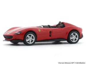 Ferrari Monza Sp1 Red 1:64 Maisto Licensed Diecast Scale Model Car Toy, Ferrari Monza Sp1 Red Diecast Collectible Car, Maisto Ferrari Monza Sp1 1:64 Scale Model