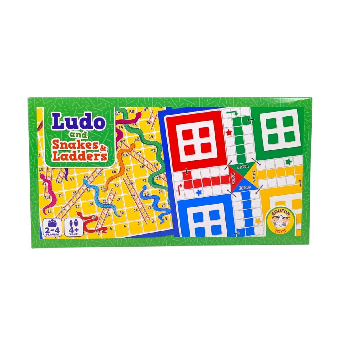 Ludo and Snakes and Ladders Fun Games For Kids | 4+Years – Ultimate Double-Sided Board Game for Family Fun, Learning And Indoor Playtime