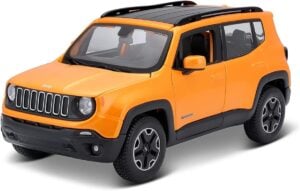 Maisto 1:24 Scale Jeep Renegade Diecast Model Car collectible toy, Maisto 1:24 Scale Jeep Renegade Diecast Model Car metal SUV, Maisto 1:24 Scale Jeep Renegade Diecast Model Car licensed replica