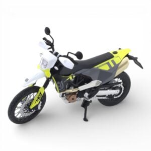 Maisto 1:12 Scale 2023 Husqvarna 701 Supermoto Diecast Model Bike – Amazing Licensed Premium Metal Display Collectible for Ages 14+