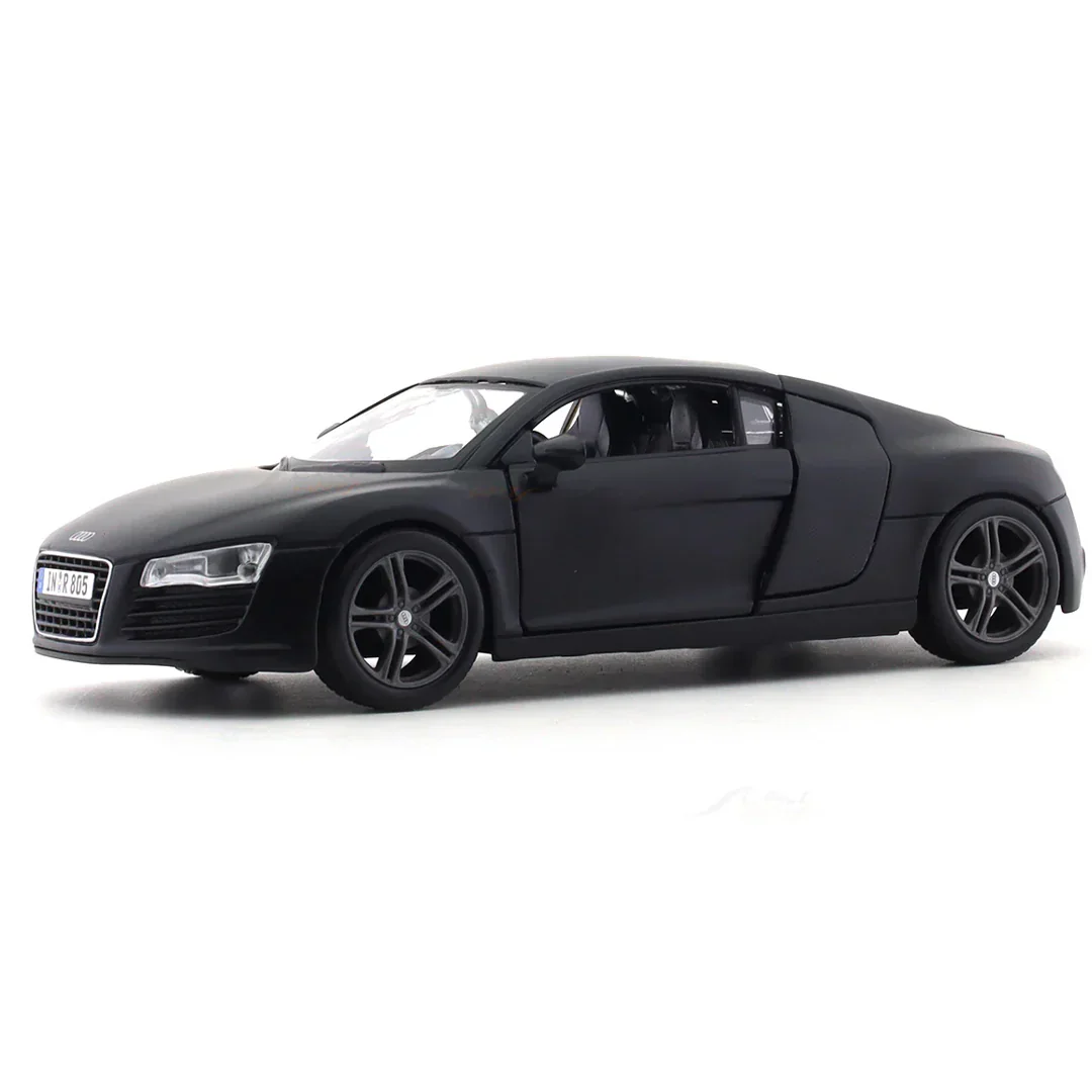 Maisto 1:24 Diecast Scale Model Audi R8 Matte Finish - Ultimate Licensed Collectible Sports Car Display Model for Kids and Adults 8+ Years