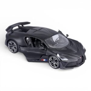 Maisto 1:24 Scale Bugatti Divo Matte Black Diecast Model Car – Ultimate Licensed Hypercar Collectible for Premium Display | 14+ Years
